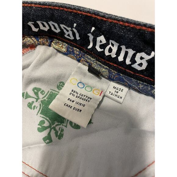 Coogi Jeans Women’s 11/12 Boot Cut Embroidered Embellished Logo Dark Wash - Picture 8 of 11